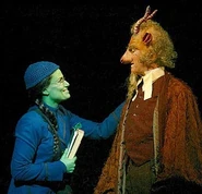 Elphaba and Dr. Dillamond in Wicked.