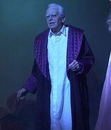 Ebenezer Scrooge in A Musical Christmas Carol.