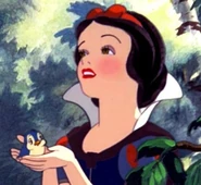 Snow White in Snow White and the Seven Dwarfs.