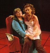 Charlotte and Cordelia in Falsettos.