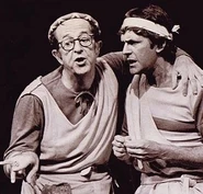 Pseudolus and Hero in A Funny Thing Happened on the Way to the Forum.