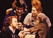 Pinderdelvesands.jpg (25 KB) Jean Valjean, Thénardier, Madame Thénardier and Young Cosette in Les Misérables.