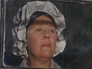 Widow Corney in Oliver!.