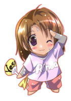 Chibi Linda in the "Light Novel Vol. 2"