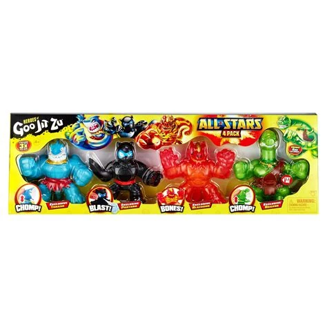 All-Stars (4-Pack) toyline | Heroes of Goo Jit Zu Wiki | Fandom