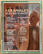 Aziraphale Heavenly Playlist Promotional Poster