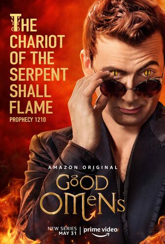omens crowley tennant sheen impawards xlg omen dobry movieposters2 greyhound biographical demon senscritique wielka brytania