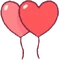 Ceiling Heart Balloons