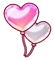 Sparkly Heart Balloons (Rare)