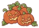 Garden Jack-O-Lanterns