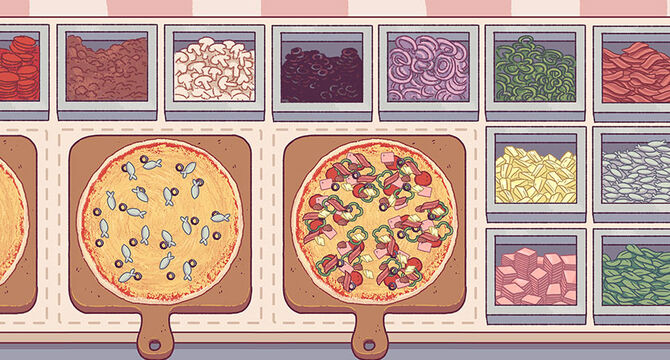 Toppings for days!