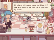 O botão para pedir a ajuda de Megabyte