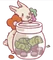 Lovely Bunny Tip Jar