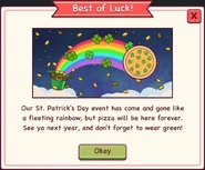 The event's ending