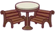 Bench Table Set