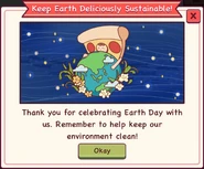 The event's ending.