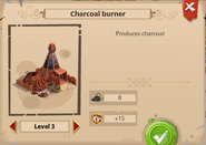 Charcoal burner level 3