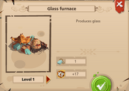 Glass furnace level 1