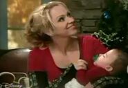 Amy holding Gabe