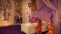 Charlie's bed in her bedroom