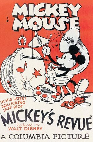 D mickeys revue poster