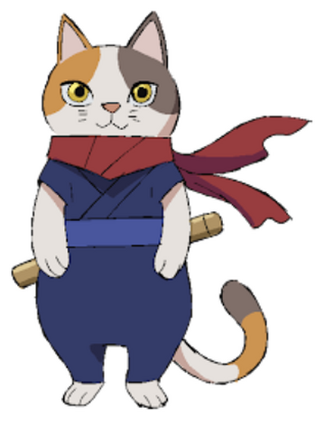Lucky the Ninja Cat ( from the Olympics google game) by