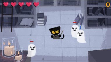 Jogos conhecidos do Google Doodle  Magic cat academy, Cats academy, Magic  cat