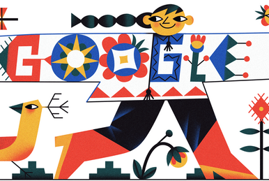 Louise Miss Lou Bennett-Coverley's 103rd Birthday Doodle - Google Doodles