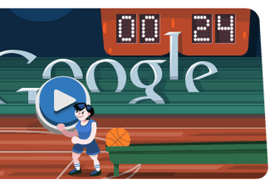 Google Doodle - Basketball 2012 