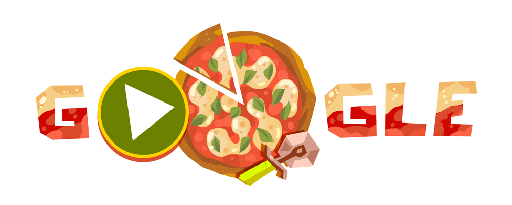 Celebrating Pizza Doodle - Google Doodles