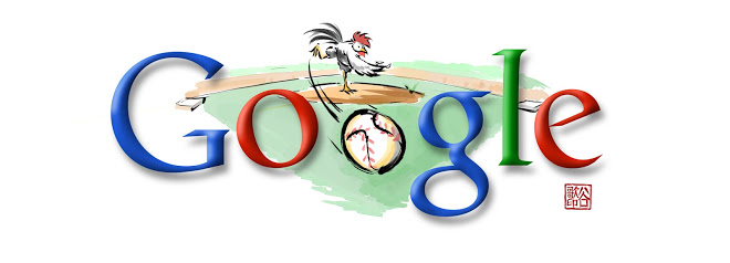 The Google Doodle is a baseball game