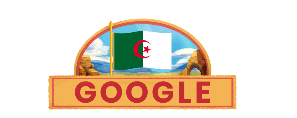 Algeria Independence Day 2018 | Google Doodles Wiki | Fandom