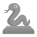 Google Snake, Statue Mode, Standard, 50 Apples, Slow