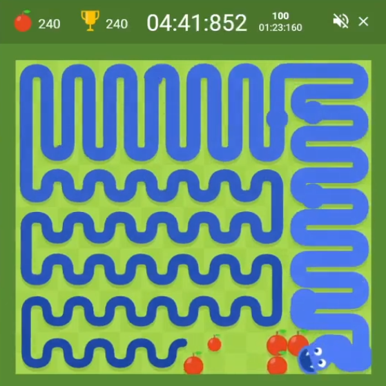 Google Snake Minesweeper Mode TAS 