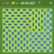 Example of a Hamiltonian connected path in cheese mode.