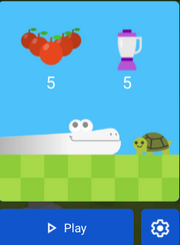 An image of an game over with Blender Mode enabled.
