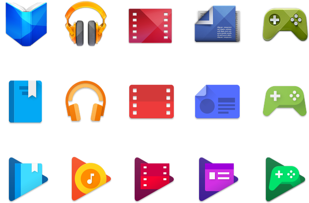 Google play biblioteca de filmes do google play música google play jogos  logotipo do google apps produtos do google an