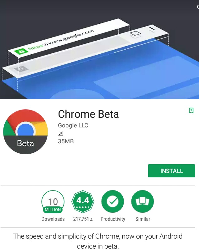 Google Chrome Beta - Download