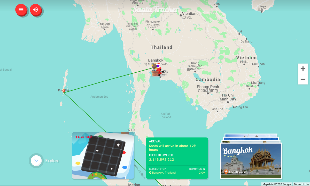 Santa tracker cheap games 2016