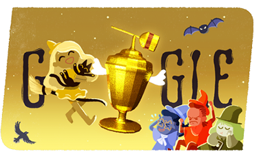 Halloween Google Doodle invites you to hop on your broomstick and join 2015  Global Candy Cup - Mirror Online
