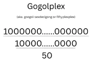 Gogolplex in zeroes