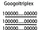 Googoltriplex