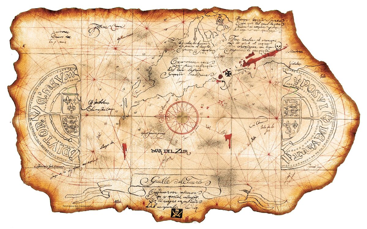 One-Eyed Willy's map | The Goonies Wiki | Fandom