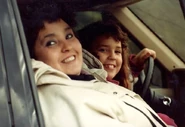 Elaine Cohen McMahon and daughter Eydie Faye, who also appeared in The Goonies.