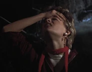 Stef, unable to see without her glasses.