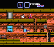 A screenshot of the platformer gameplay.