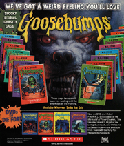 Goosebumps Reprints Print Ad