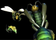 Bees jumpscare.