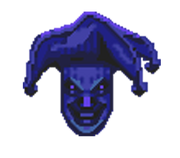 Laughing jester