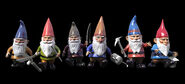 Several gnomes